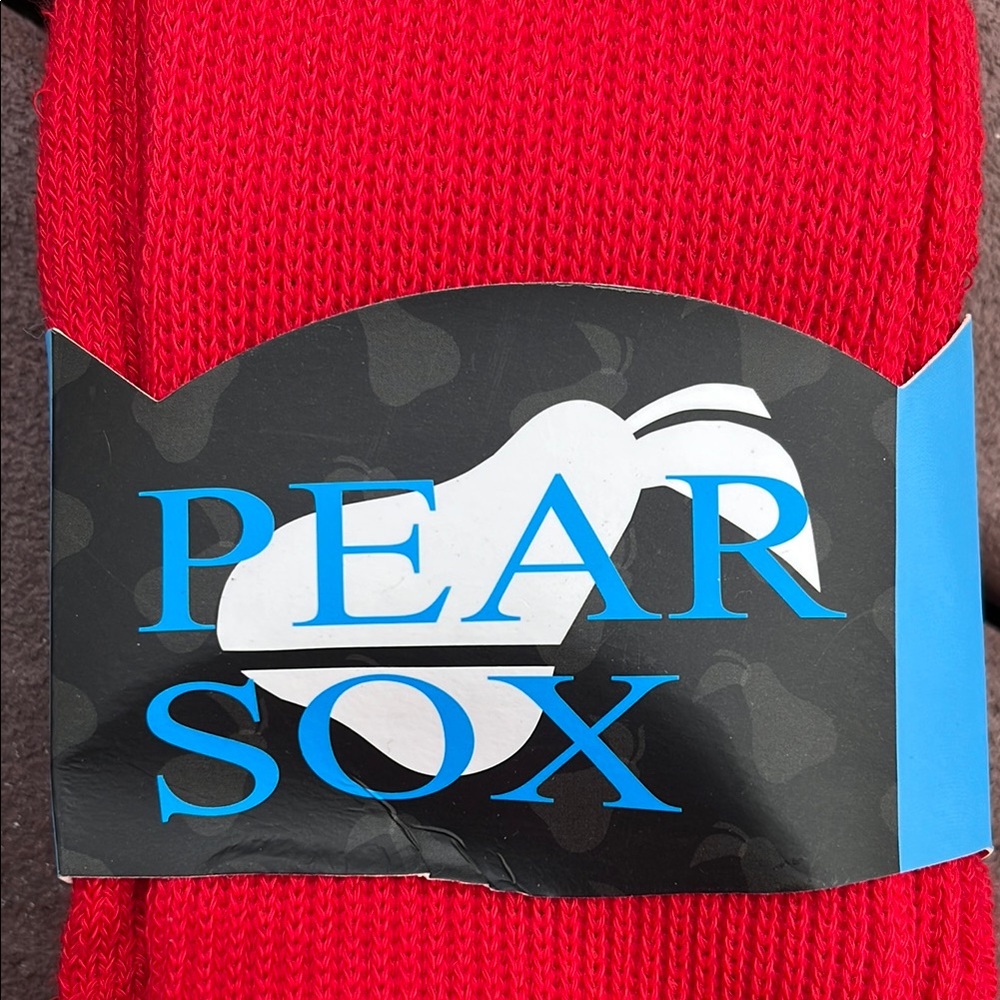 Women’s Red and Black Softball Socks - Picture 3 of 3